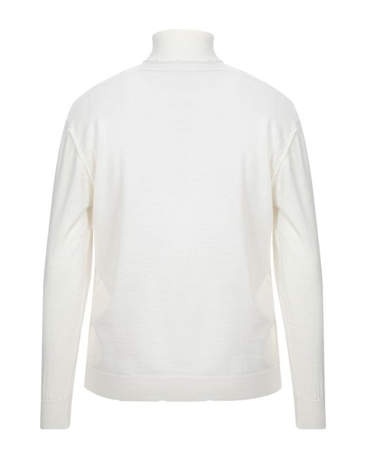 Imperial White Turtleneck for men
