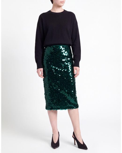 Patrizia Pepe Green Midi Skirt