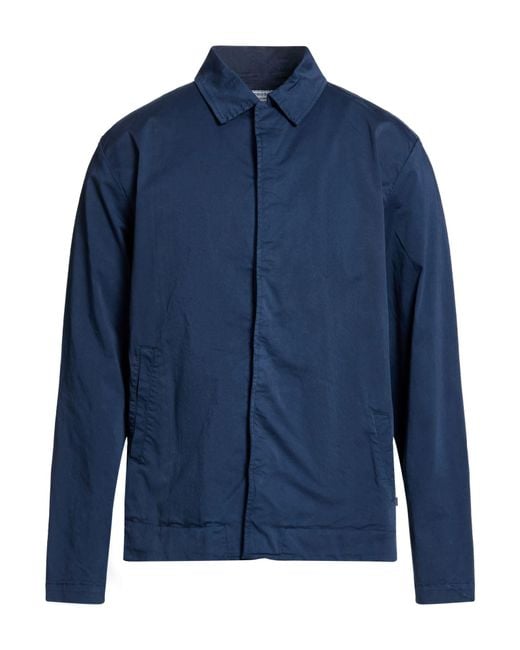 Crossley Blue Jacket Cotton, Elastane for men