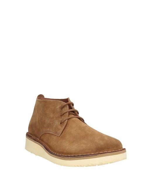 Dondup Brown Khaki Ankle Boots Leather for men