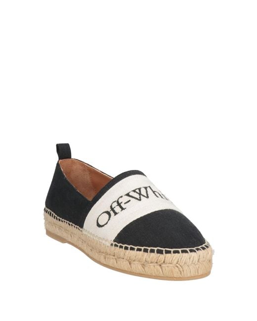Off-White c/o Virgil Abloh Black Espadrilles