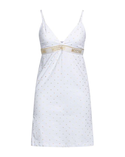 Moschino White Slip Dress