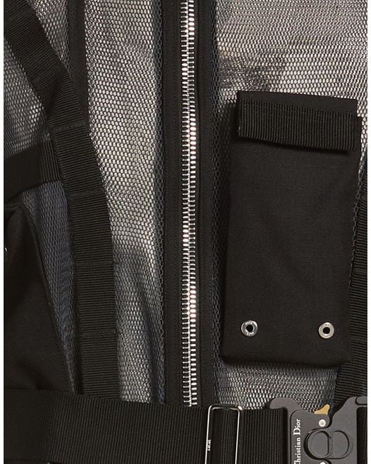 Dior Black Midnight Vest Polyester for men