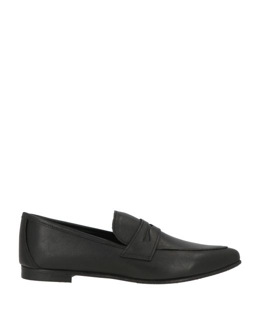 Divine Follie Black Loafers Leather