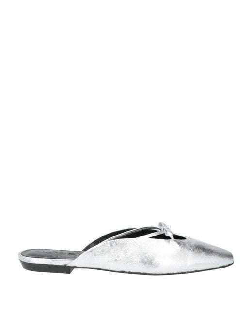 By Far White Mules & Clogs