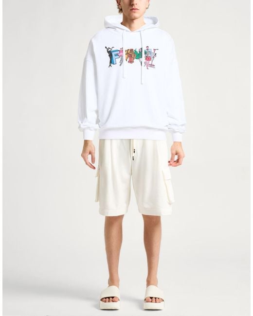 Fiorucci White Sweatshirt Cotton for men