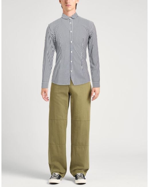 Daniele Alessandrini Blue Shirt Cotton, Polyamide, Elastane for men