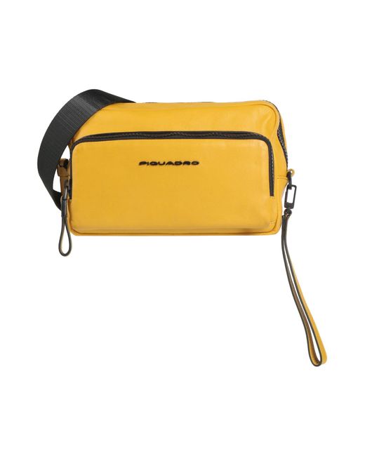 Piquadro Umhängetasche in Yellow für Herren
