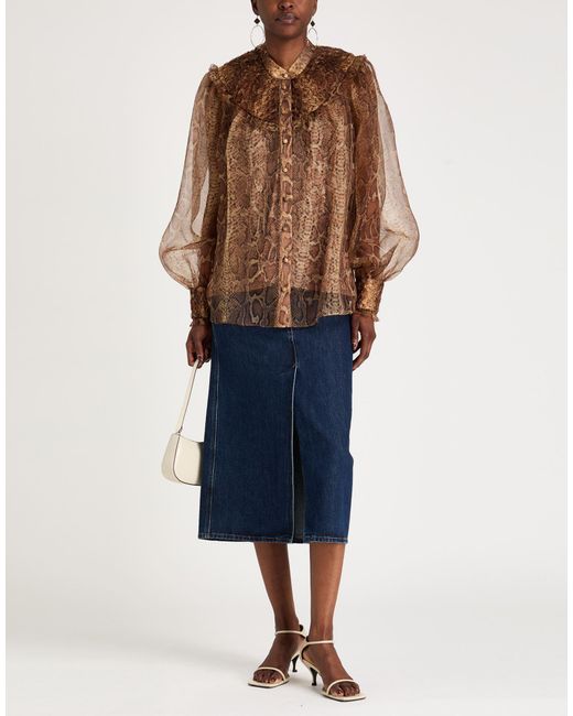 Zimmermann Brown Shirt