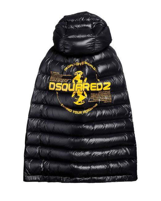 Plumífero y acolchado DSquared² de hombre de color Yellow