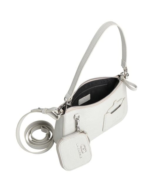 La Carrie White Light Handbag Textile Fibers