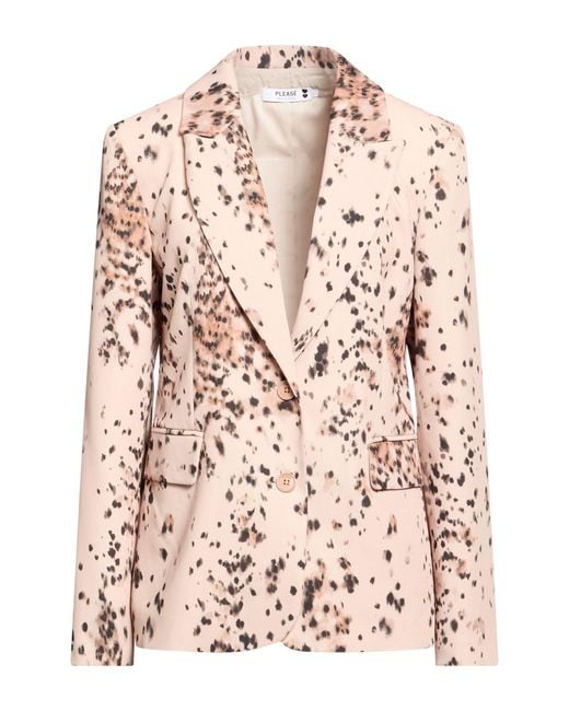 Please Pink Blazer Polyester, Elastane