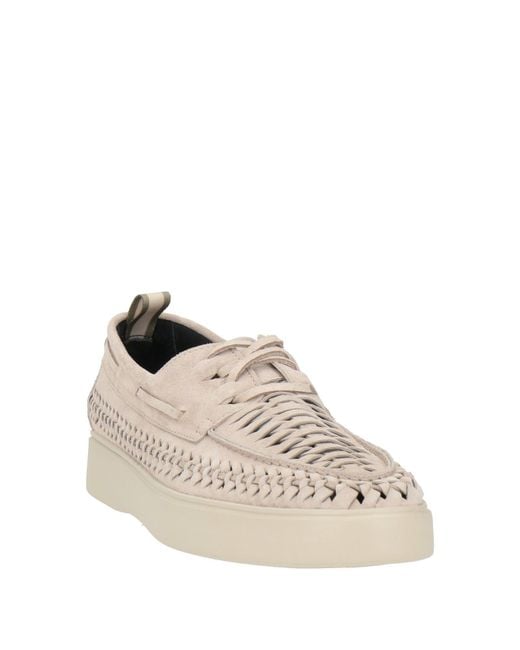 Officine Creative Natural Lace-Up Shoes Leather