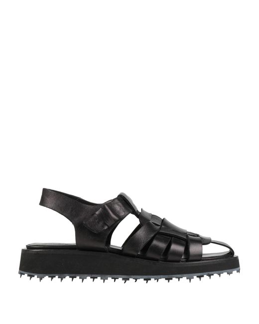 shotof Black Sandals