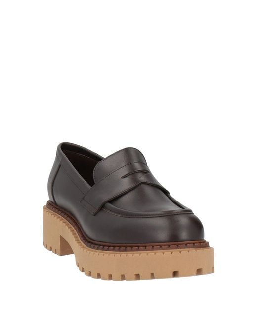 Frau Brown Loafers Leather