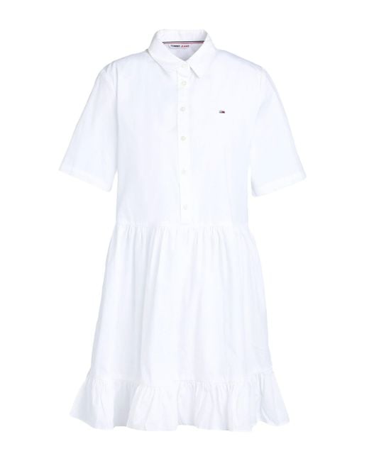 Tommy Hilfiger White Mini Dress