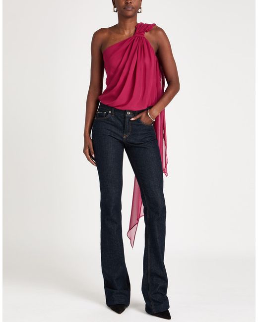 GIUSEPPE DI MORABITO Pink Top Silk
