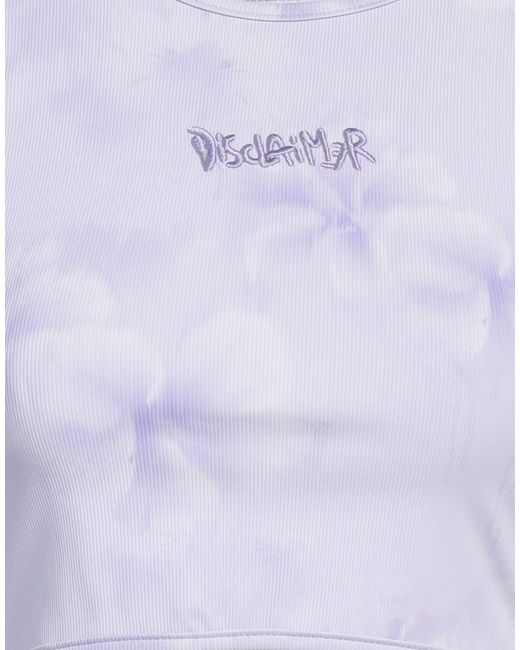 DISCLAIMER Blue Lilac Top Polyamide, Elastane