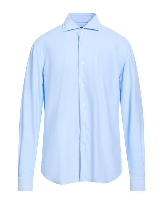 Camisa Fedeli de hombre de color Blue