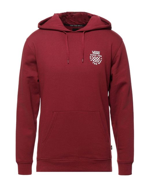 red vans sweatshirt mens