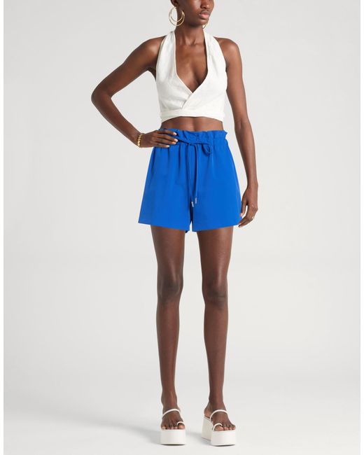 Boutique Moschino Blue Shorts & Bermuda Shorts Polyester, Elastane