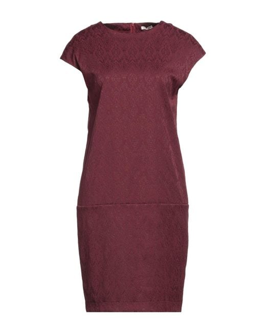 EMMA & GAIA Purple Midi Dress