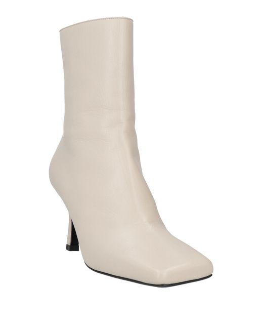 Giampaolo Viozzi White Ankle Boots