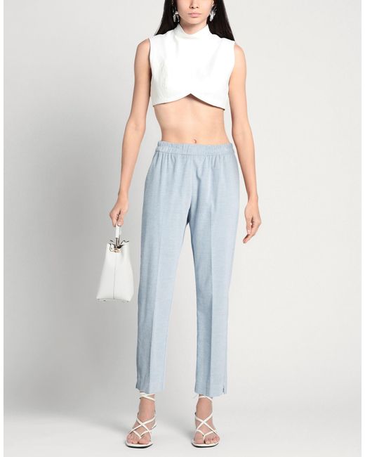 Le Tricot Perugia Blue Pants