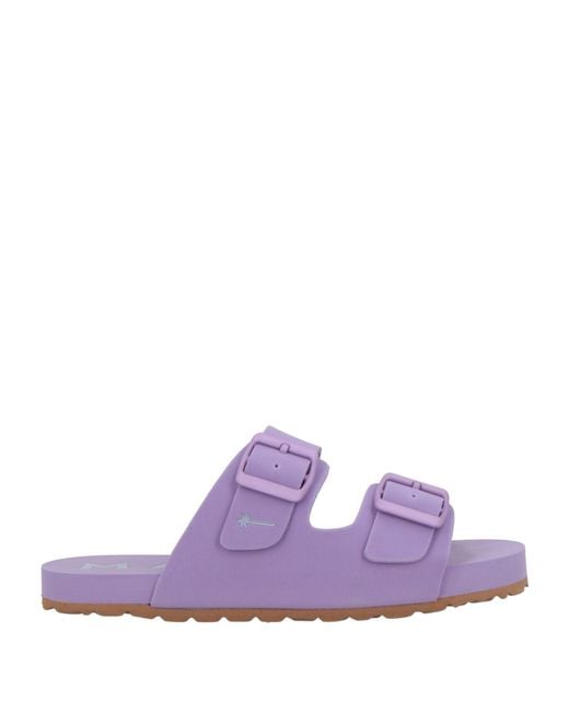 Manebí Purple Sandals Rubber