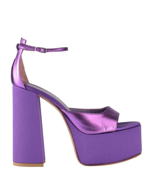 Lella Baldi Purple Sandals