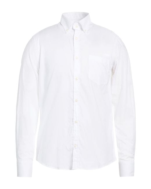 Paul & Shark White Shirt Cotton for men