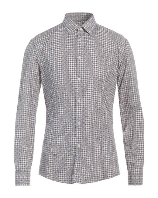 Daniele Alessandrini Gray Shirt for men