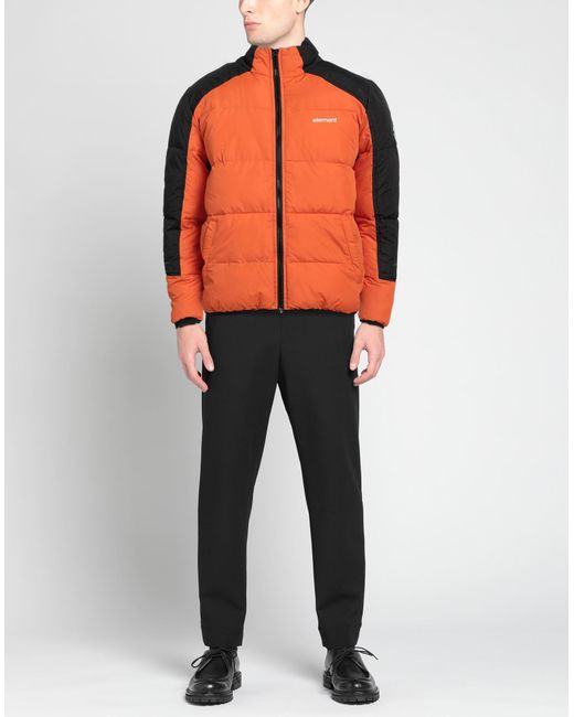 Doudoune plumes ou synthetique Element pour homme en coloris Orange Lyst