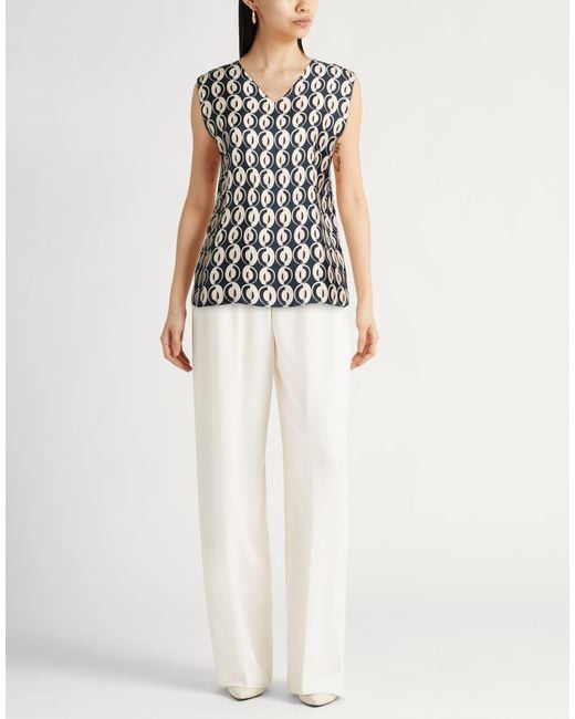 Max Mara Black Top Silk