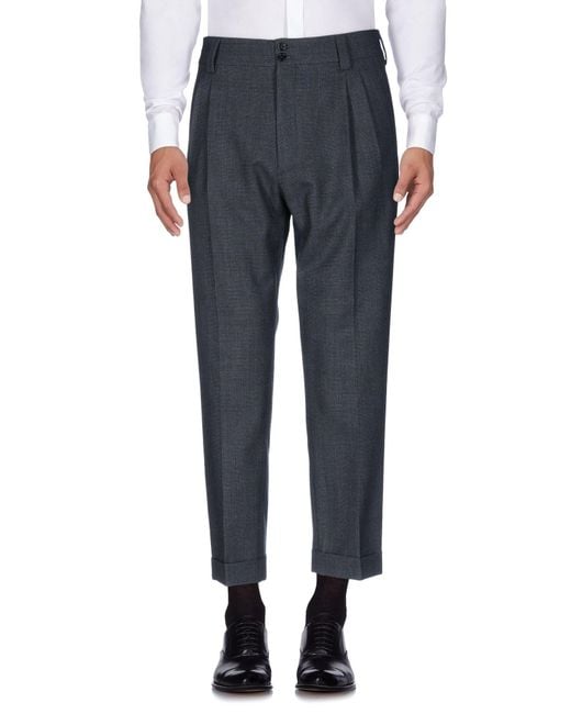Dolce & Gabbana Blue Pants for men