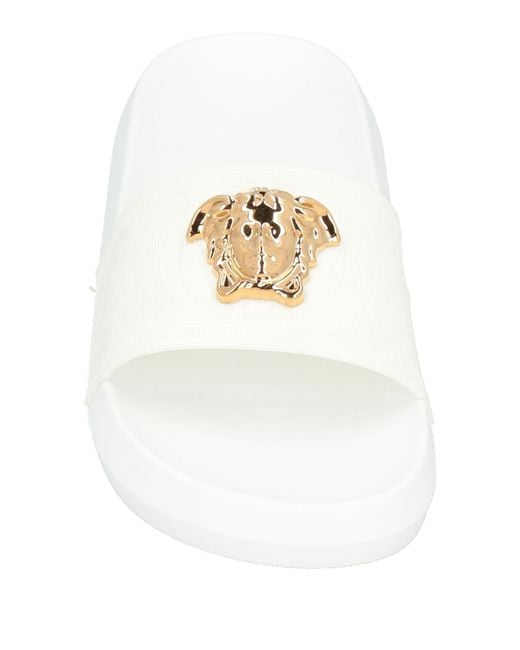 Versace White Sandals