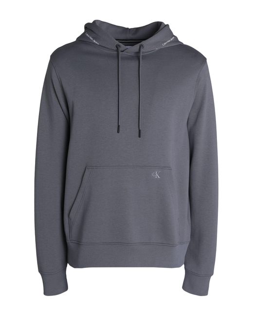 Sudadera Calvin Klein de Algodón de color Gris para hombre - Lyst