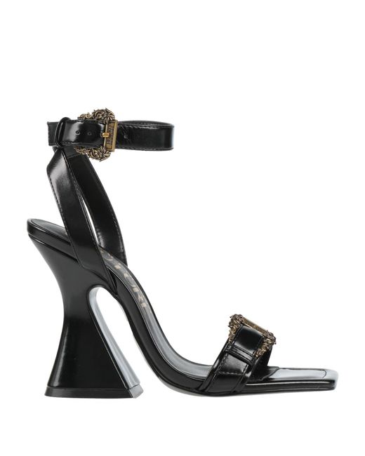 Versace Jeans Couture Black Sandals