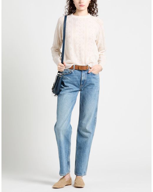 Purotatto White Sweater Cashmere