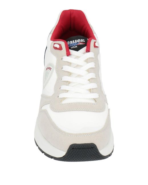 Blauer White Trainers for men