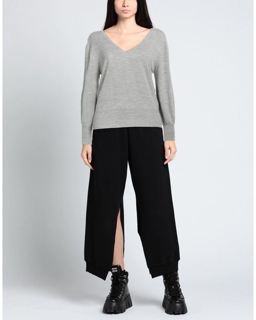 Zanone Gray Sweater Virgin Wool, Polyamide