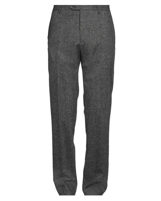 Tagliatore Gray Pants Virgin Wool, Polyamide, Silk, Elastane for men