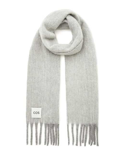 COS Scarf in White for Men | Lyst