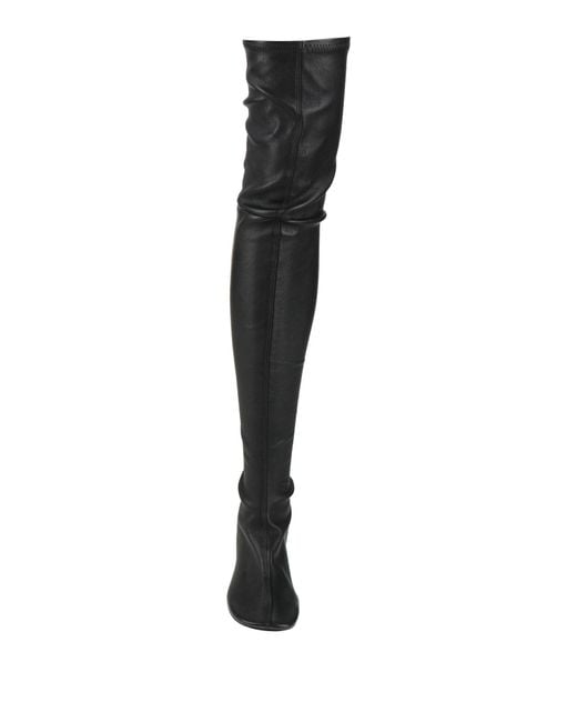 Jil Sander Black Boot Leather