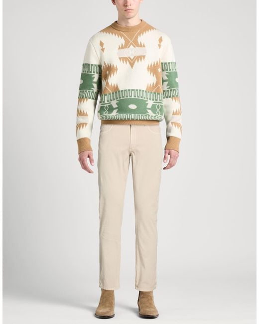 Pantalone di Hackett in Natural da Uomo