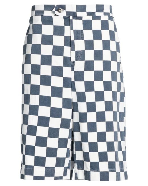 MAISON CRAZY WORKER 3.2 Blue Shorts & Bermuda Shorts for men