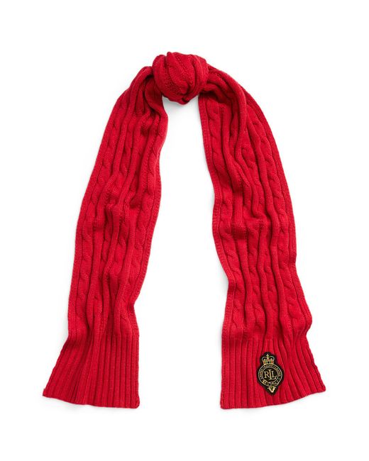 Ralph Lauren Red Scarf