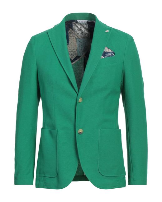 Manuel Ritz Green Blazer for men