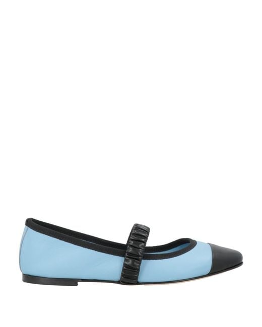KARIDA Blue Ballet Flats