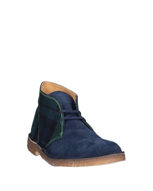 Clarks Blue Ankle Boots for men